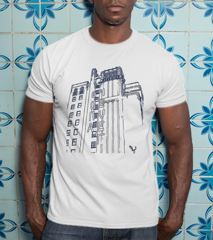 Bona 4Eva Hotel Building Neon Sign Design T-Shirt