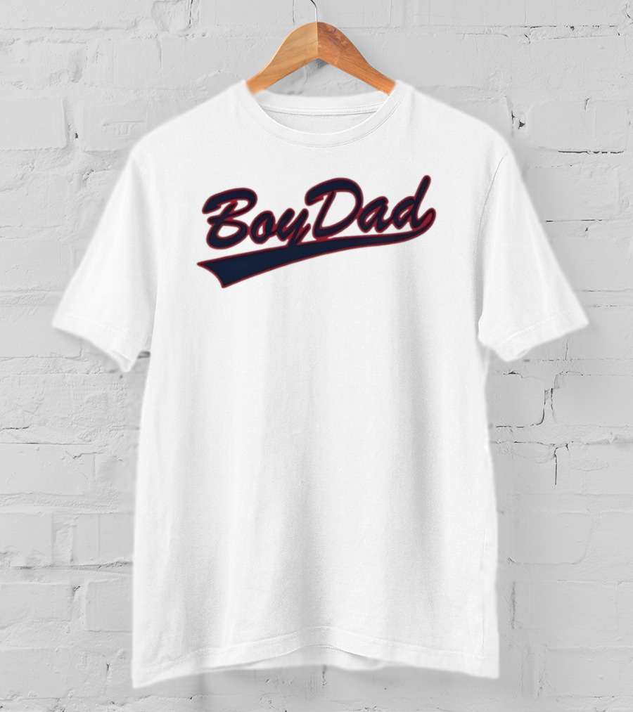 BoyDad Varsity Bold Script Style T-Shirt