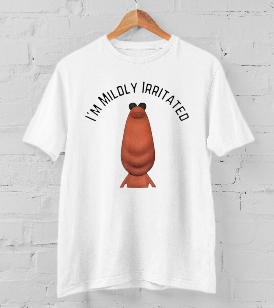 I'm Mildly Irritated Marcus The Worm Meme Funny Character T-Shirt