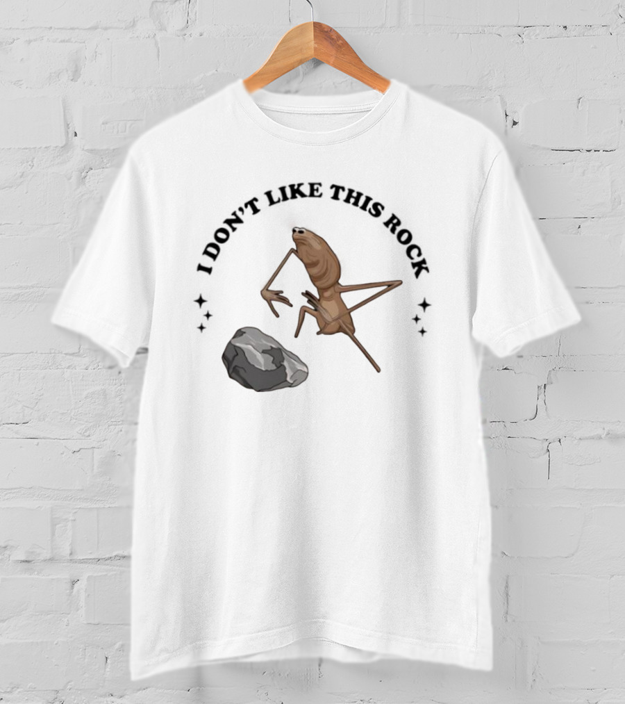 Marcus I Dont Like This Rock Creature Cartoon T-Shirt