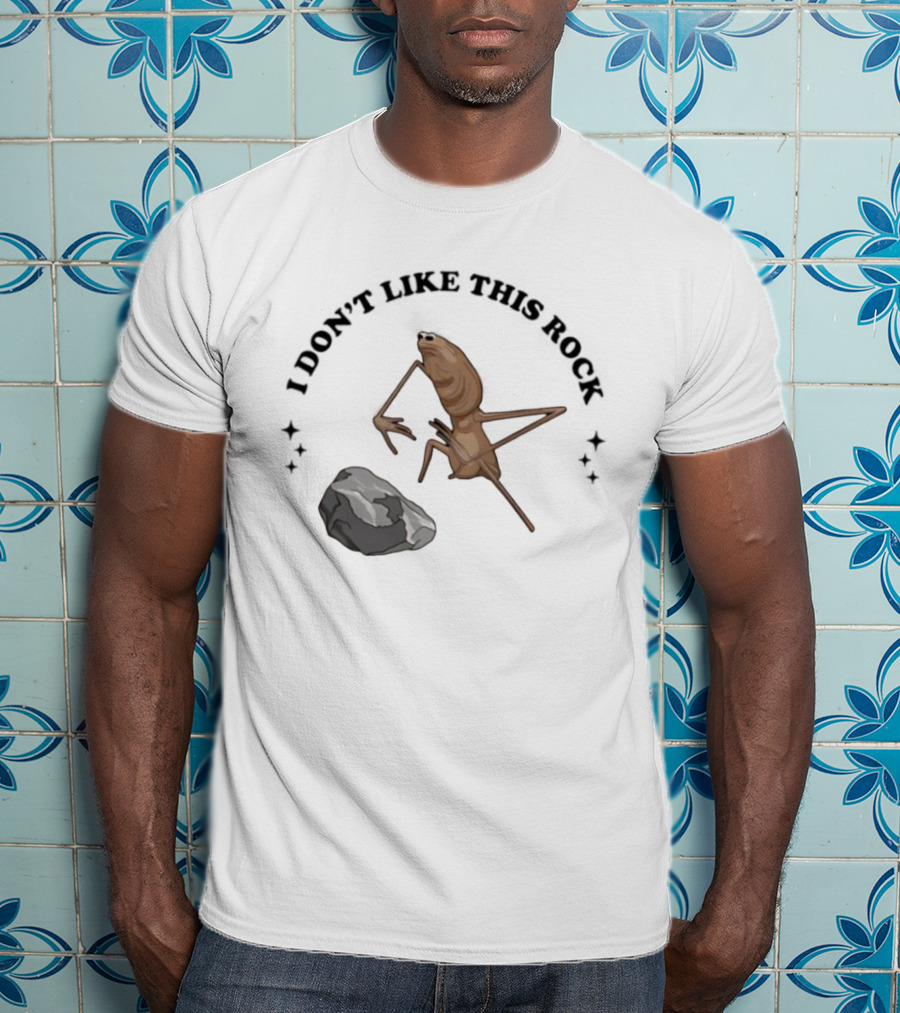 Marcus I Dont Like This Rock Creature Cartoon T-Shirt
