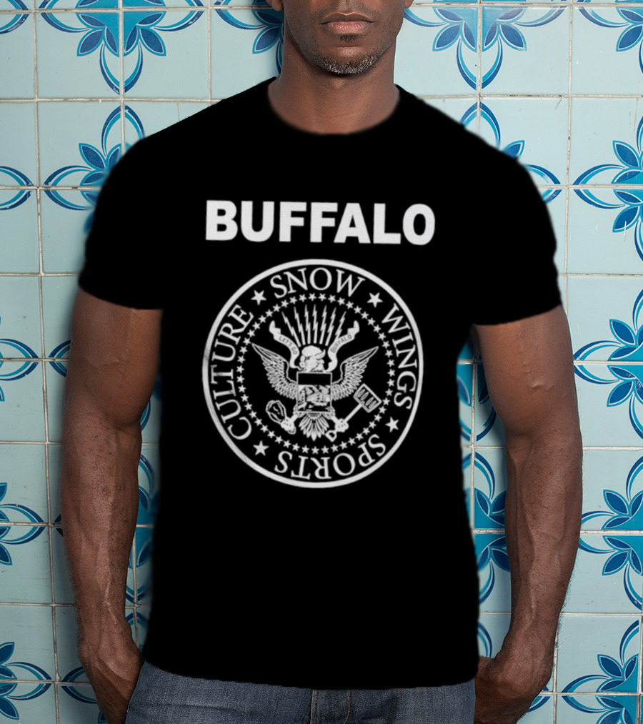 Buffalo Snow Wings Sports Culture Seal T-Shirt