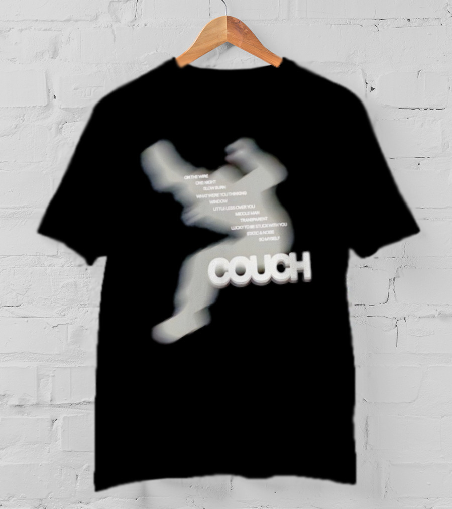 Couch Tracklist On The Wire One Night Slow Burn Middle Man Stuck In Noise T-Shirt