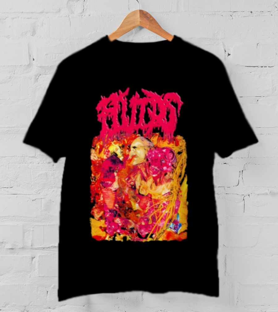 Fluids Ignorance Exalted Surreal Horror Illustration T-Shirt