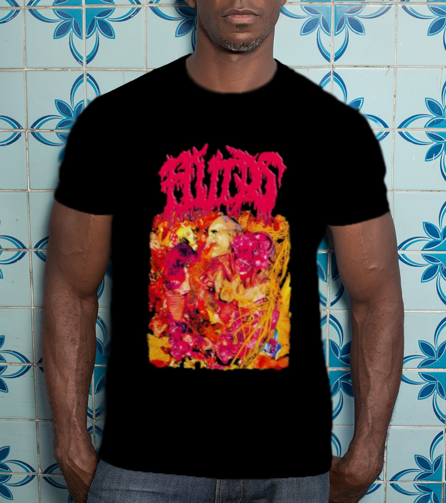 Fluids Ignorance Exalted Surreal Horror Illustration T-Shirt