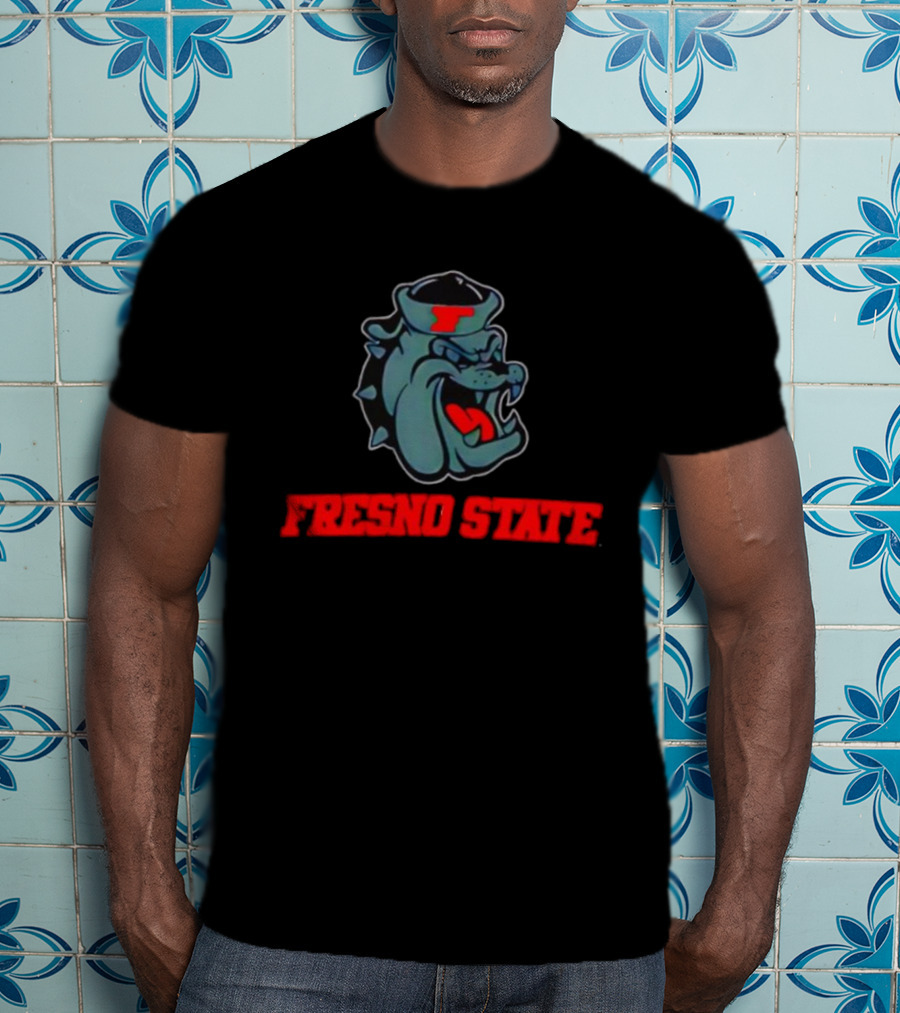 Fresno State Bulldogs California State University Mascot T-Shirt