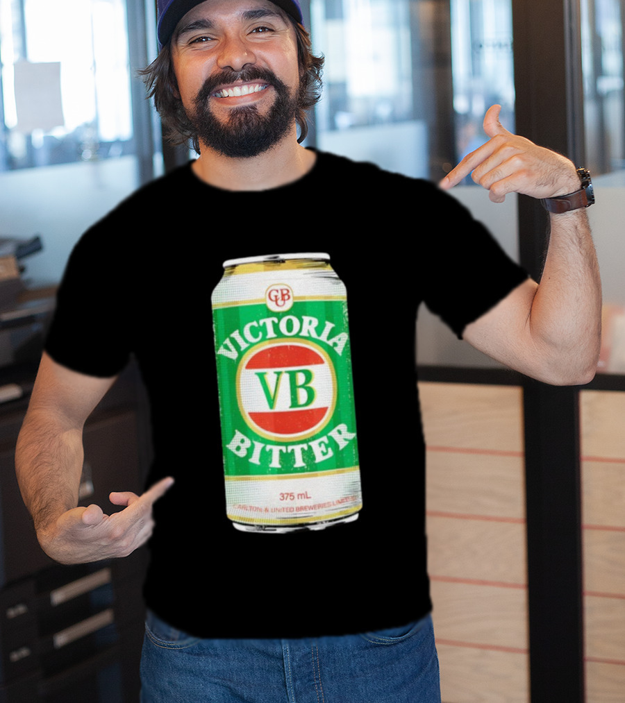 Victoria Bitter VB 375 ML Can GUB Carlton United Breweries T-Shirt
