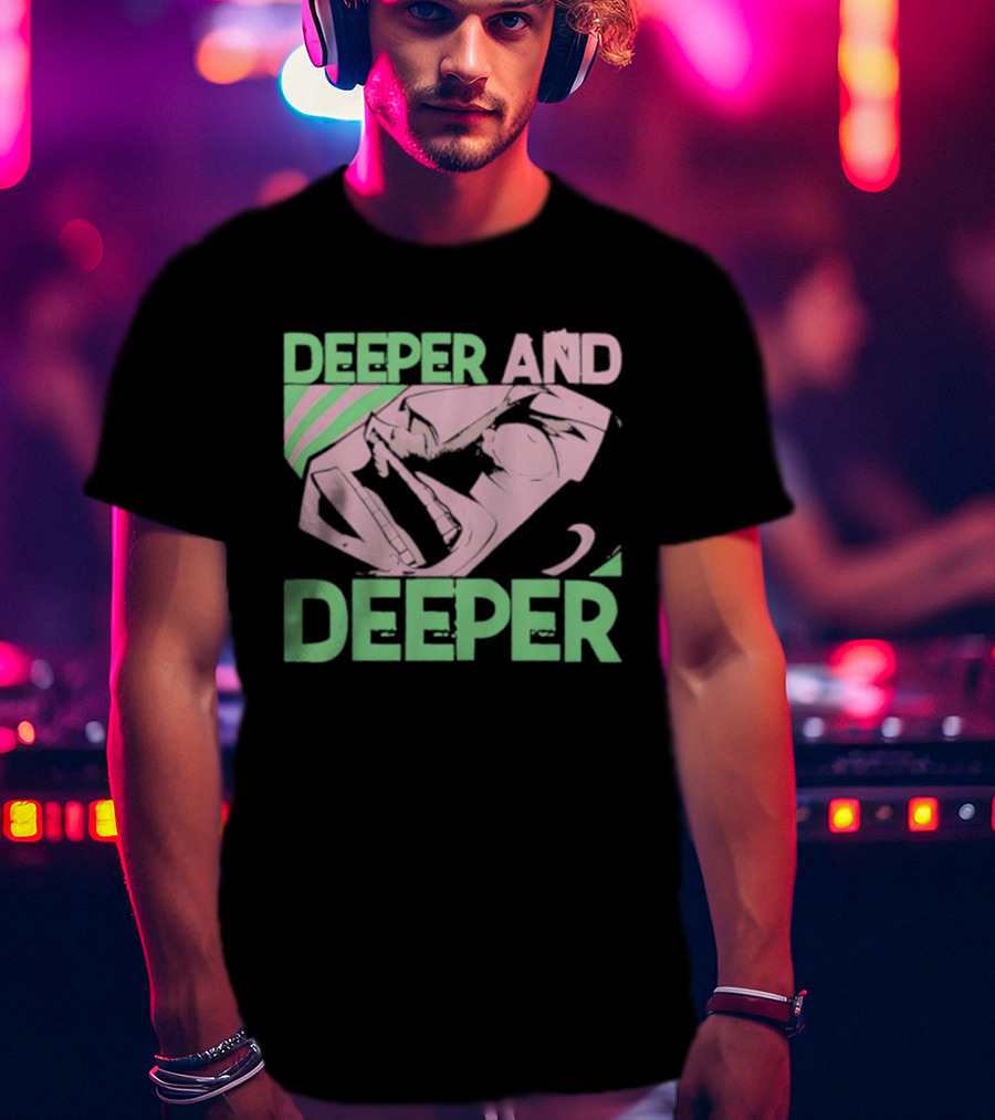 Gyakkyou Burai Kaiji Hakairoku-hen Deeper And Deeper Manga Art T-Shirt