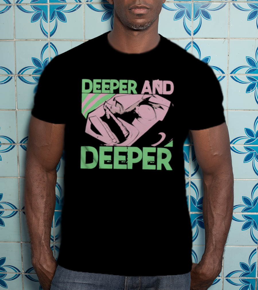 Gyakkyou Burai Kaiji Hakairoku-hen Deeper And Deeper Manga Art T-Shirt