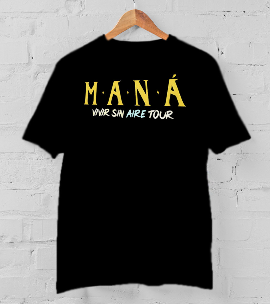 Maná Vivir Sin Aire Tour 2025 T-Shirt