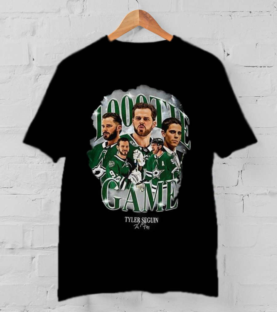 1000th Game Tyler Seguin Dallas Stars Signature T-Shirt