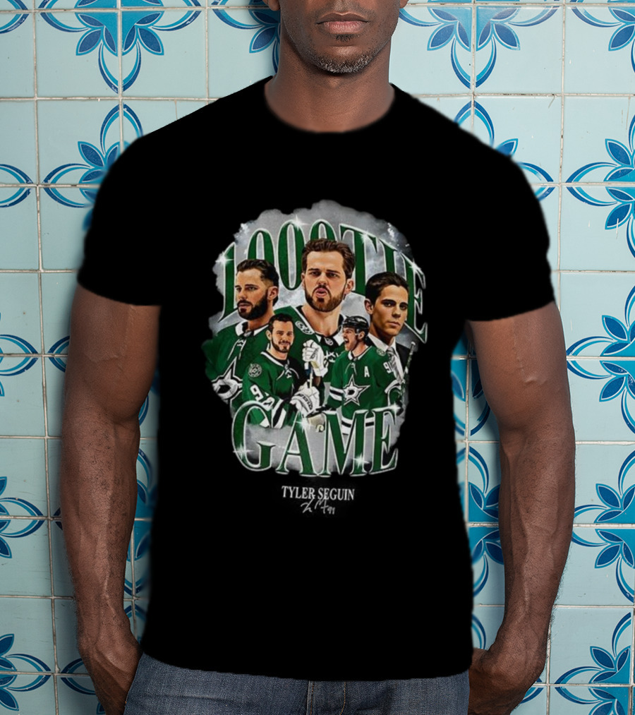 1000th Game Tyler Seguin Dallas Stars Signature T-Shirt