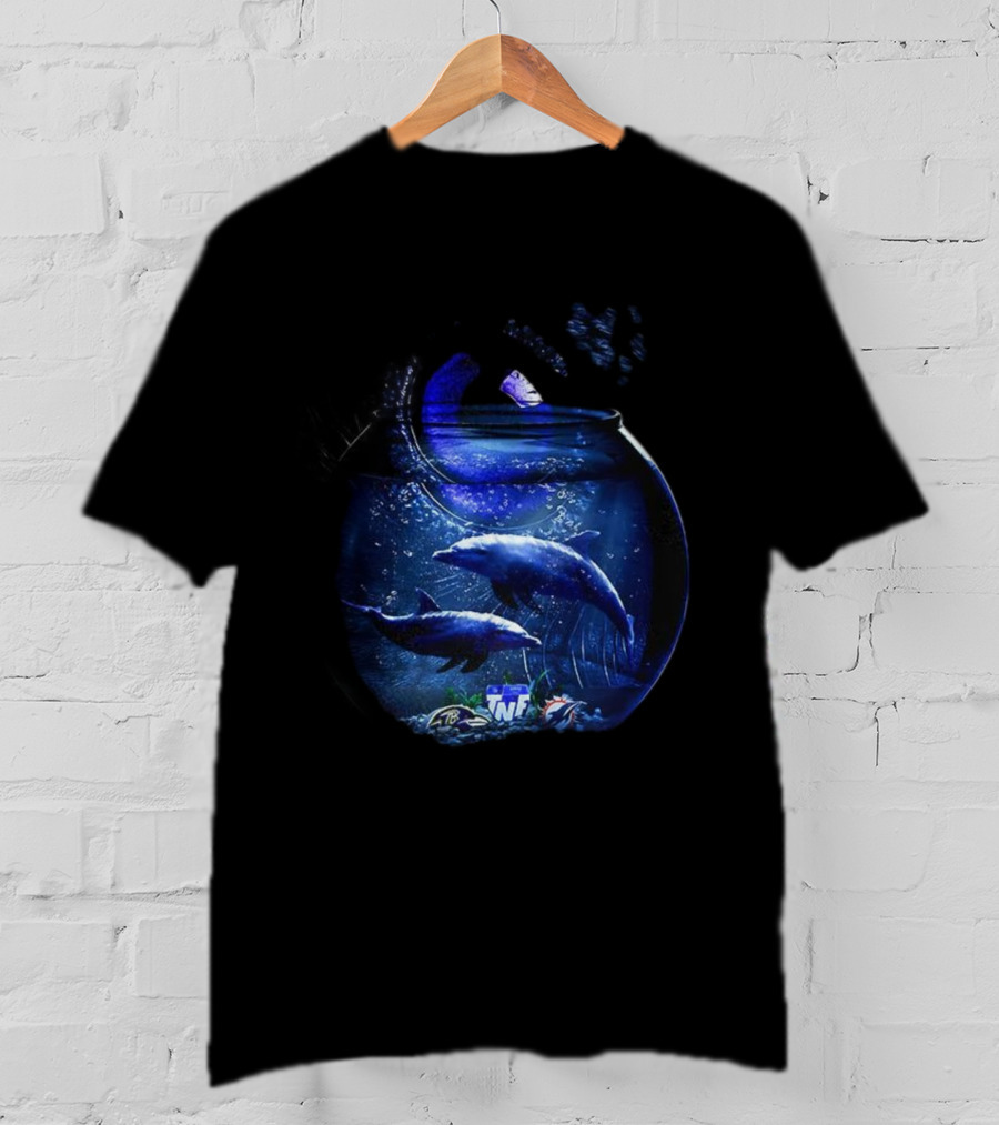 All Eyes On Baltimore Ravens Vs Miami Dolphins NFL 2025 Showdown T-Shirt