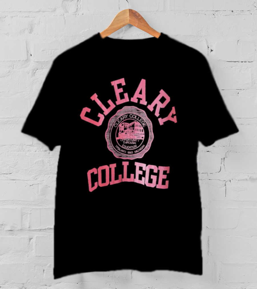 Cleary College Ypsilanti Michigan Opportunity Through Education 1983 T-Shirt