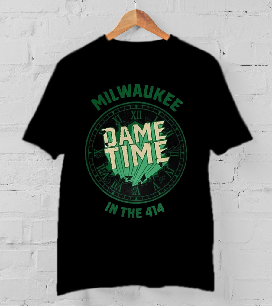 Milwaukee Dame Time In The 414 Basketball Dime Time T-Shirt