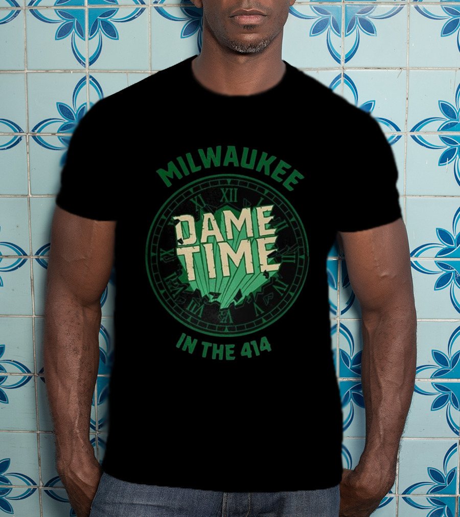 Milwaukee Dame Time In The 414 Basketball Dime Time T-Shirt