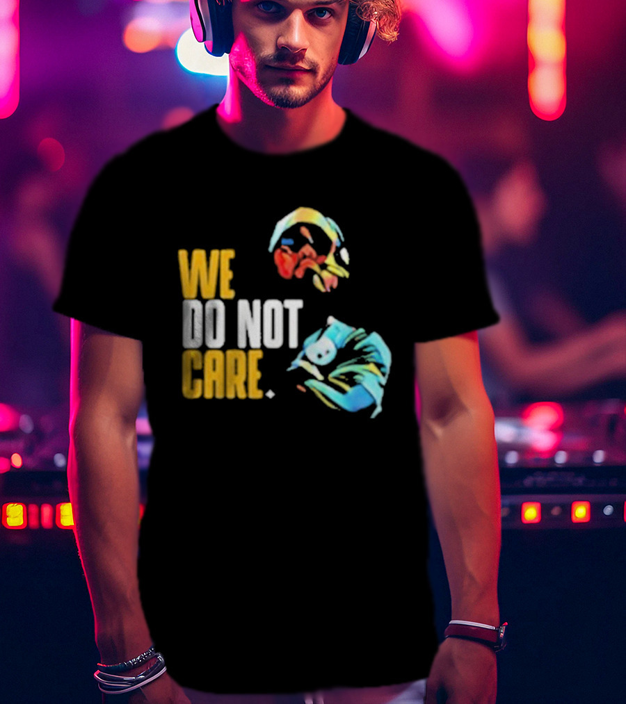 Pittsburgh Steelers We Do Not Care Abstract Art Style T-Shirt