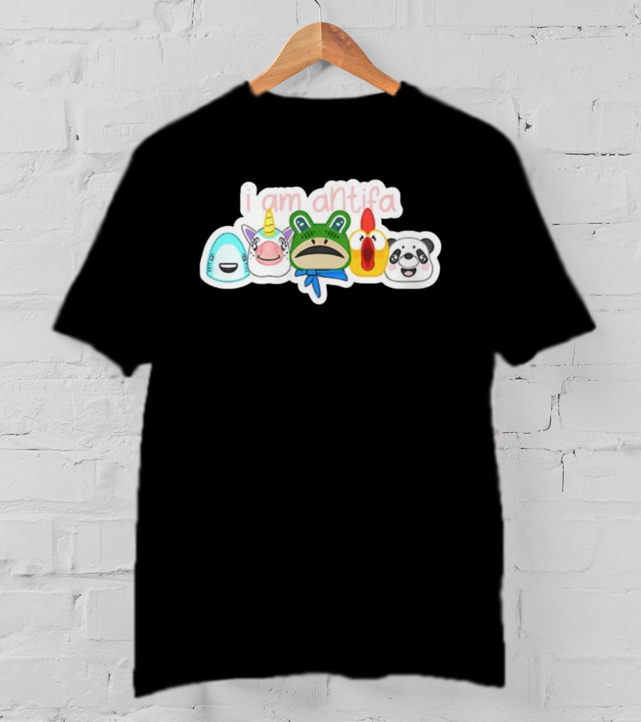 I Am Antifa Frog Portland Animal Protester T-Shirt