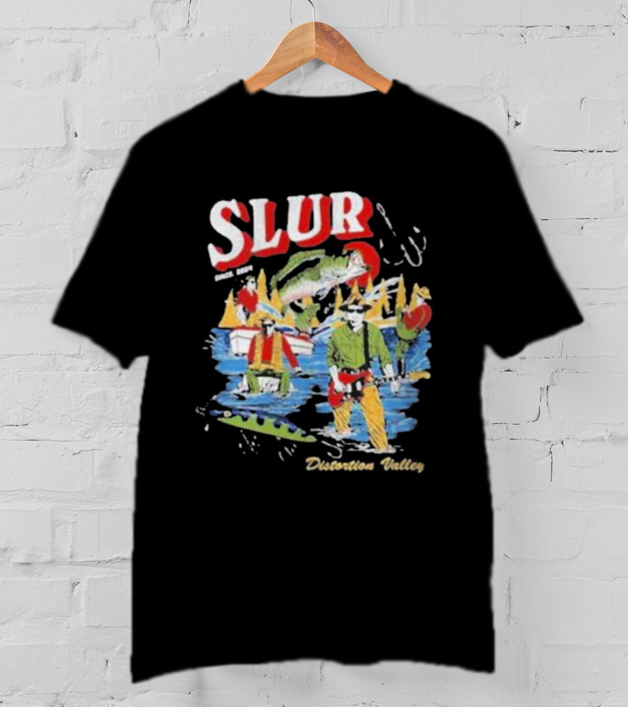 Slur Distortion Valley River Adventure Band Surprise T-Shirt