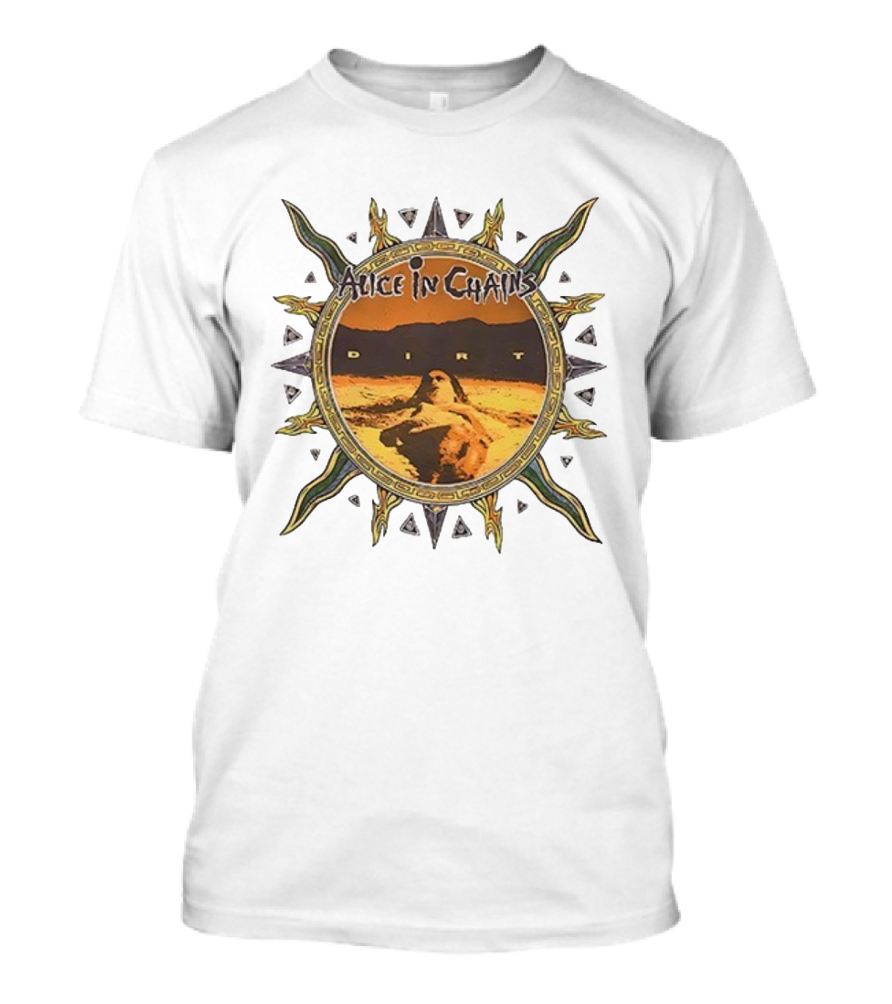 Alice In Chains Dirt Sunburst Desert Scene T-Shirt