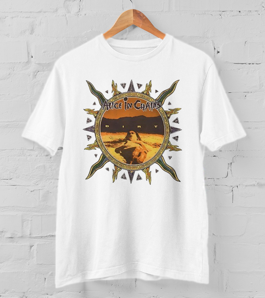 Alice In Chains Dirt Sunburst Desert Scene T-Shirt