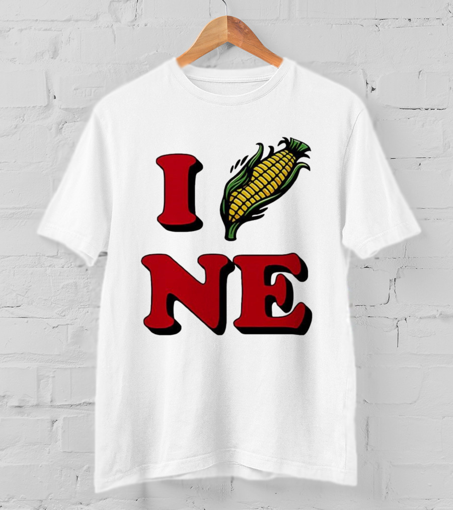I Corn Ne University Of Nebraska Cornhuskers T-Shirt
