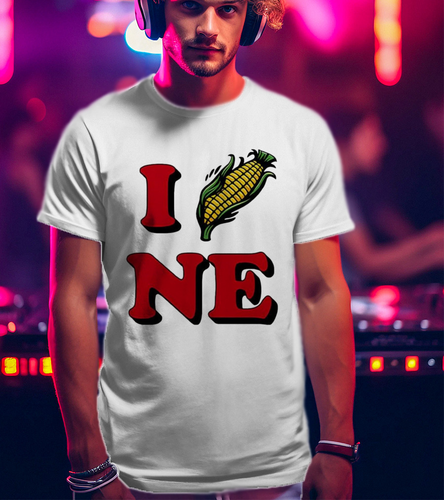 I Corn Ne University Of Nebraska Cornhuskers T-Shirt