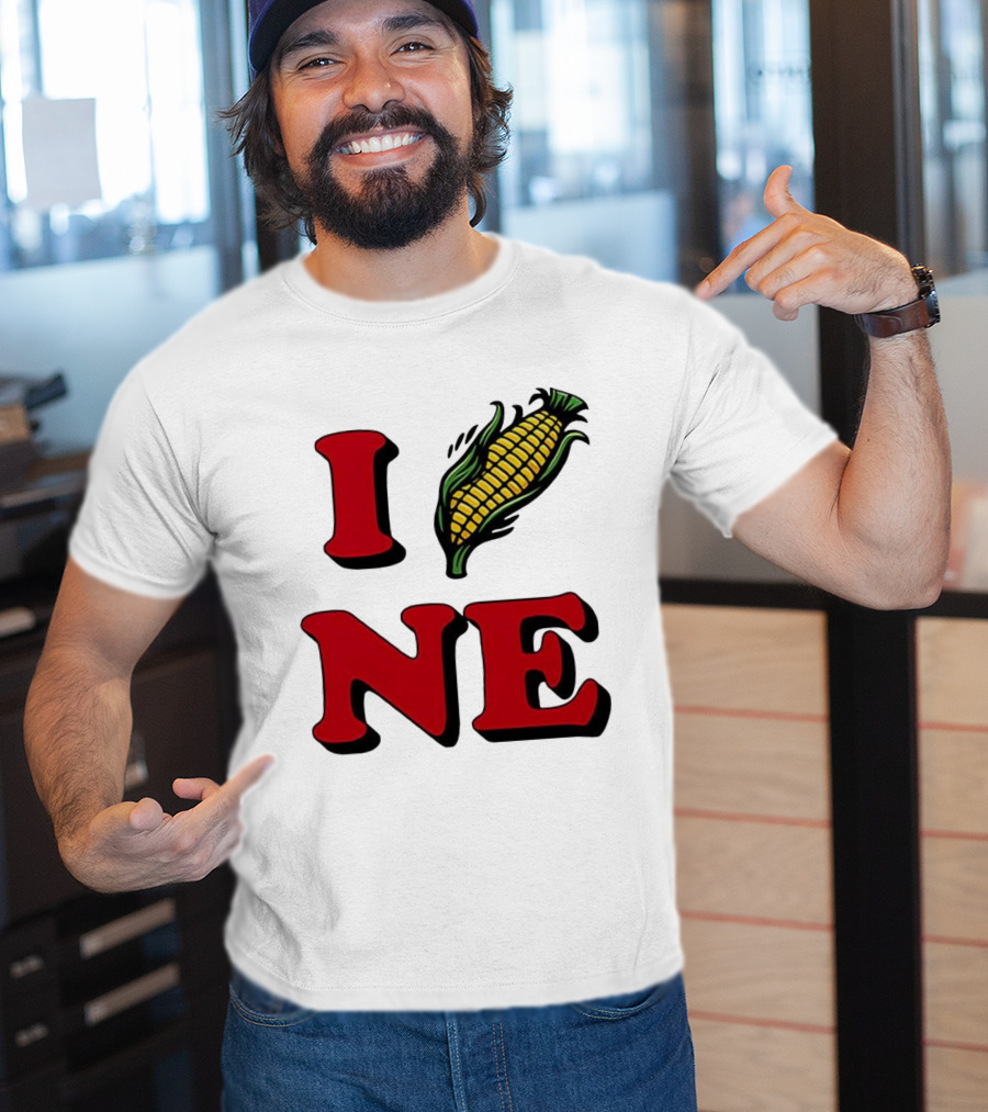 I Corn Ne University Of Nebraska Cornhuskers T-Shirt
