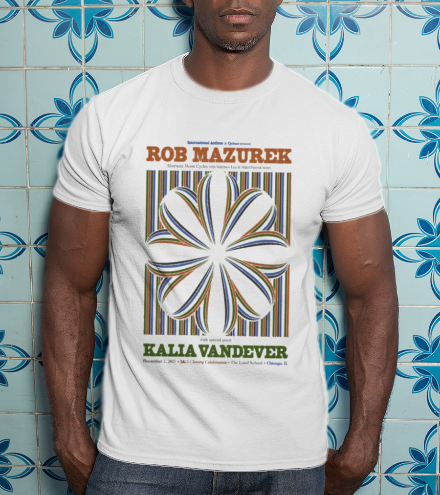 Rob Mazurek Kalia Vandever IA11 Closing Celebration December 2 2025 The Land School Chicago T-Shirt