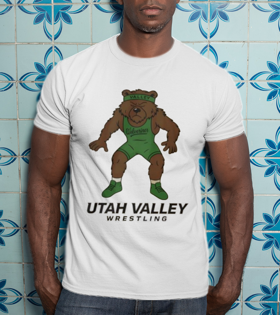Utah Valley Wrestling Wolverines Bear Willy T-Shirt
