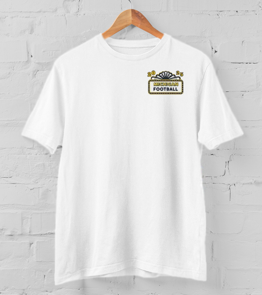 Valiant Michigan Wolverines Football Home Ticket 2025 Fan Gear T-Shirt