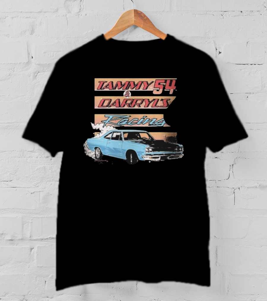 Tammy 54 Darryl's Racing Vintage Car Chelcie Lynn Trailer Trash Tammy T-Shirt