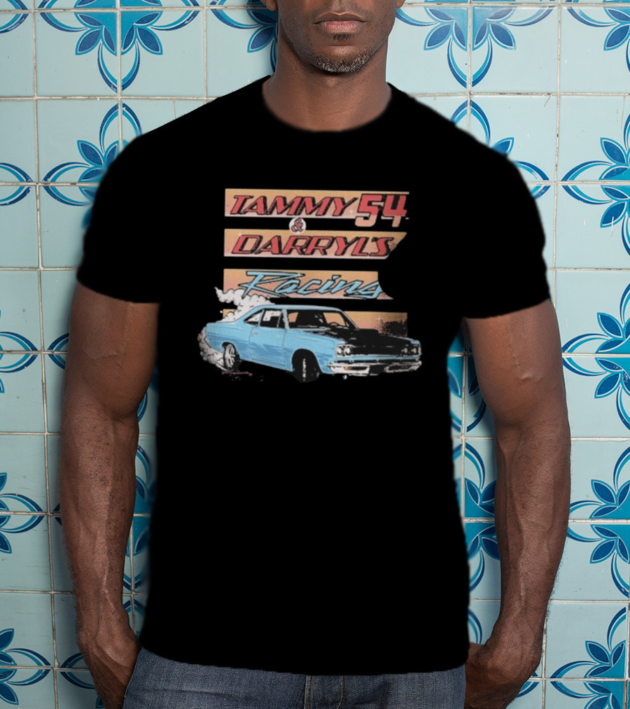 Tammy 54 Darryl's Racing Vintage Car Chelcie Lynn Trailer Trash Tammy T-Shirt