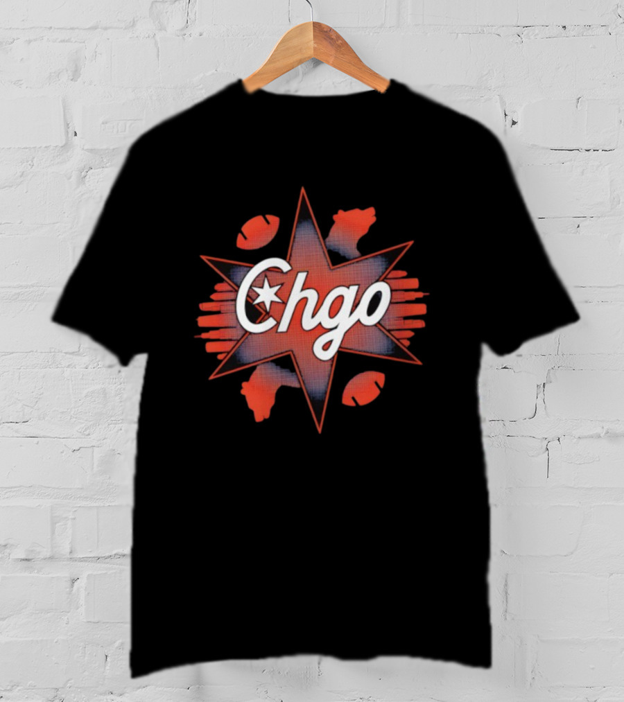 Chgo Star Football Claws T-Shirt