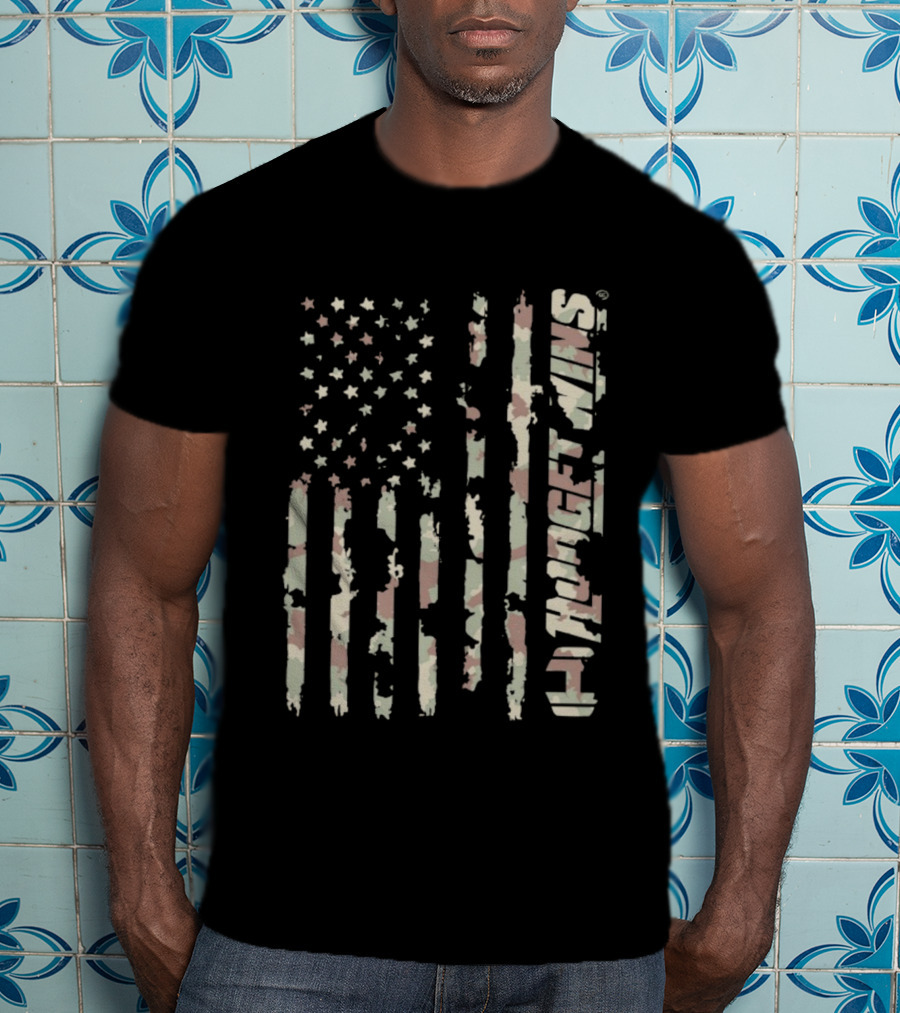 Camouflage Flag 9/11 Never Forget WMS T-Shirt