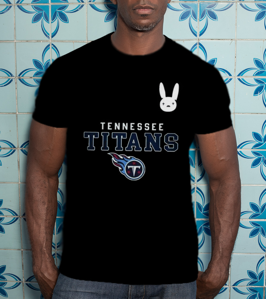 Tennessee Titans Bad Bunny DTMF Collaboration T-Shirt