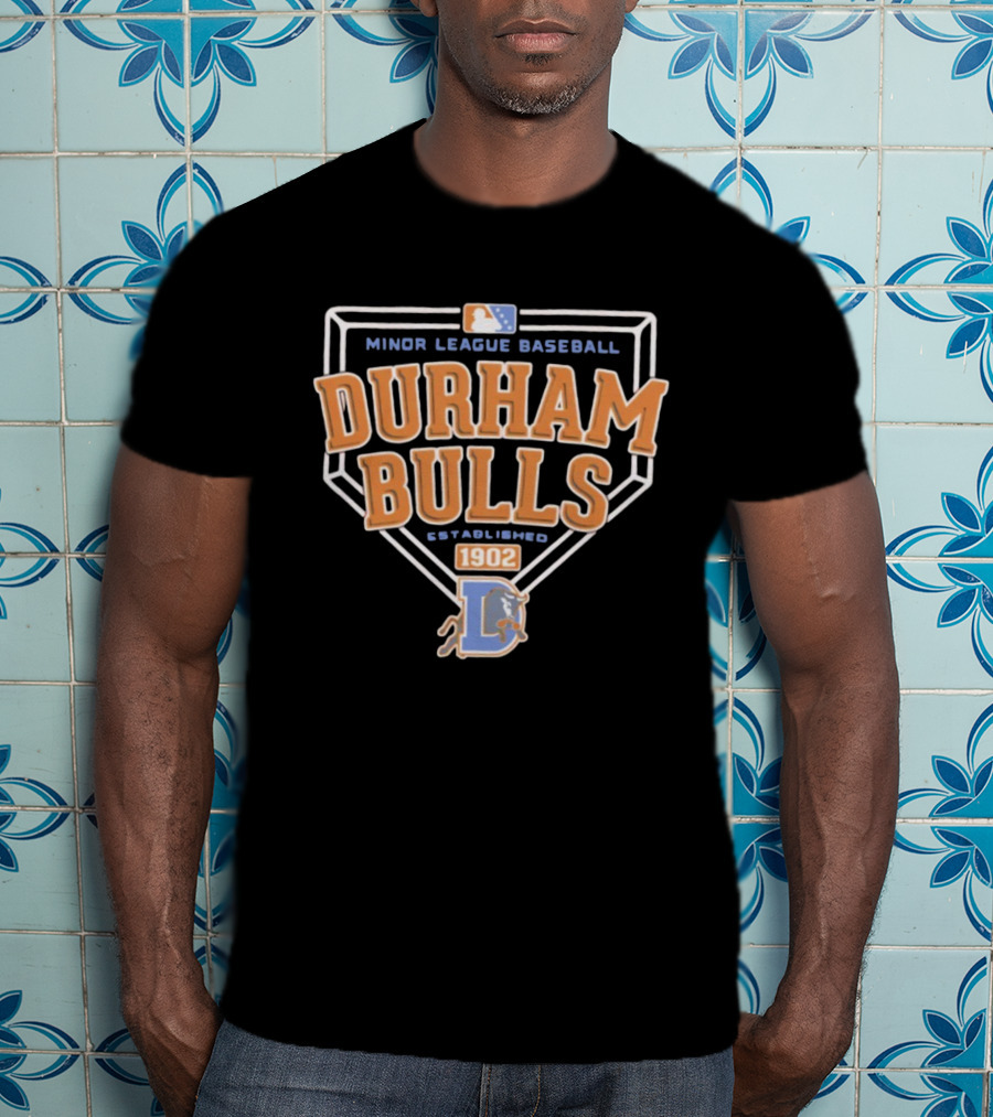 Durham Bulls Minor League Baseball 1902 Milb Established T-Shirt