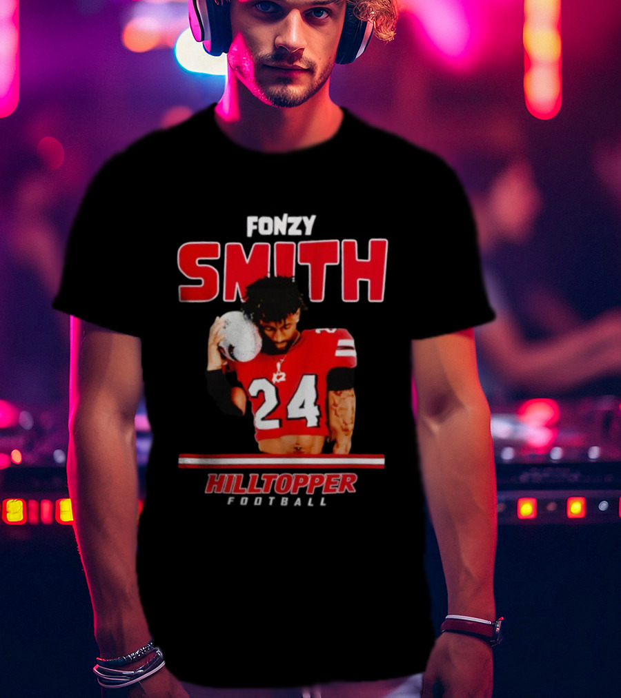 Fonzy Smith 24 Western Kentucky Hilltopper Football T-Shirt