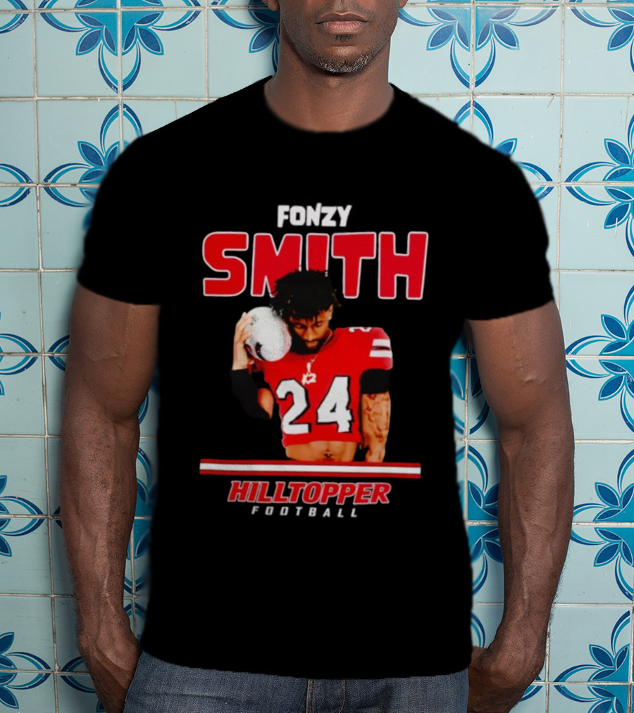 Fonzy Smith 24 Western Kentucky Hilltopper Football T-Shirt