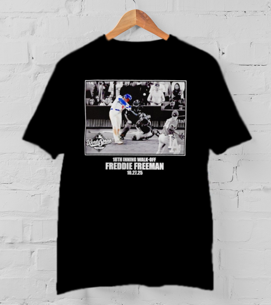 Freddie Freeman Los Angeles Dodgers 2025 World Series Moments T-Shirt