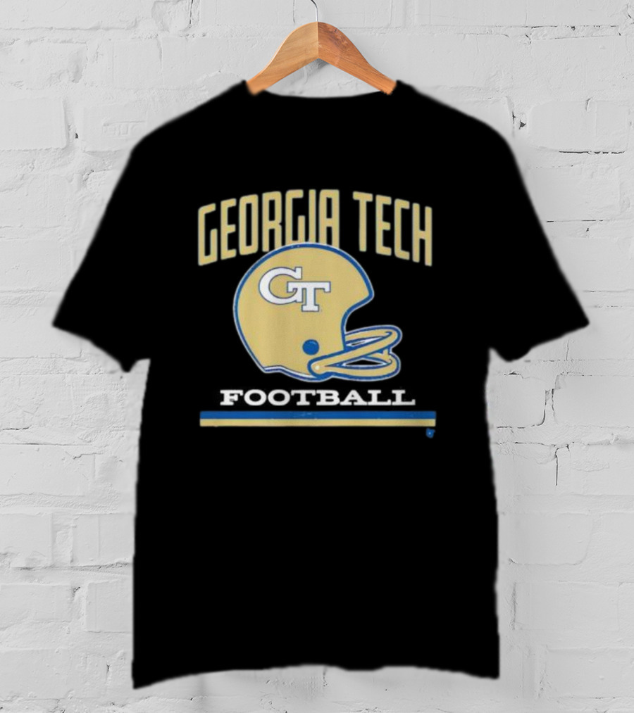 Georgia Tech Football Helmet GT Yellow Jackets T-Shirt