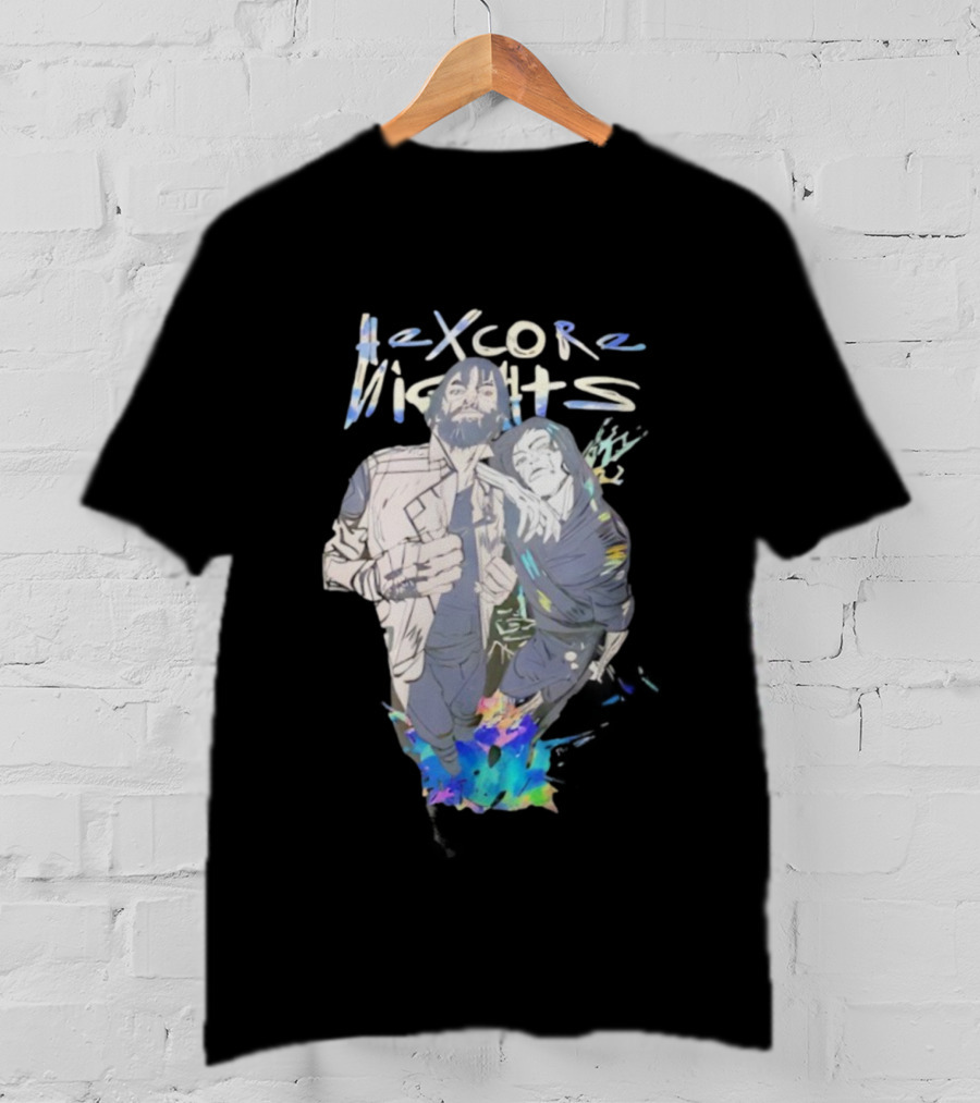Hexcore Nights Arcane Anime Characters With Vibrant Colors And Dynamic Poses T-Shirt
