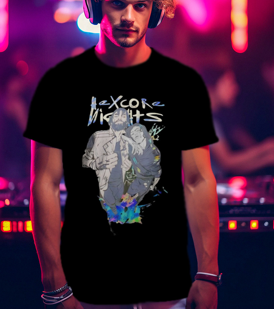 Hexcore Nights Arcane Anime Characters With Vibrant Colors And Dynamic Poses T-Shirt