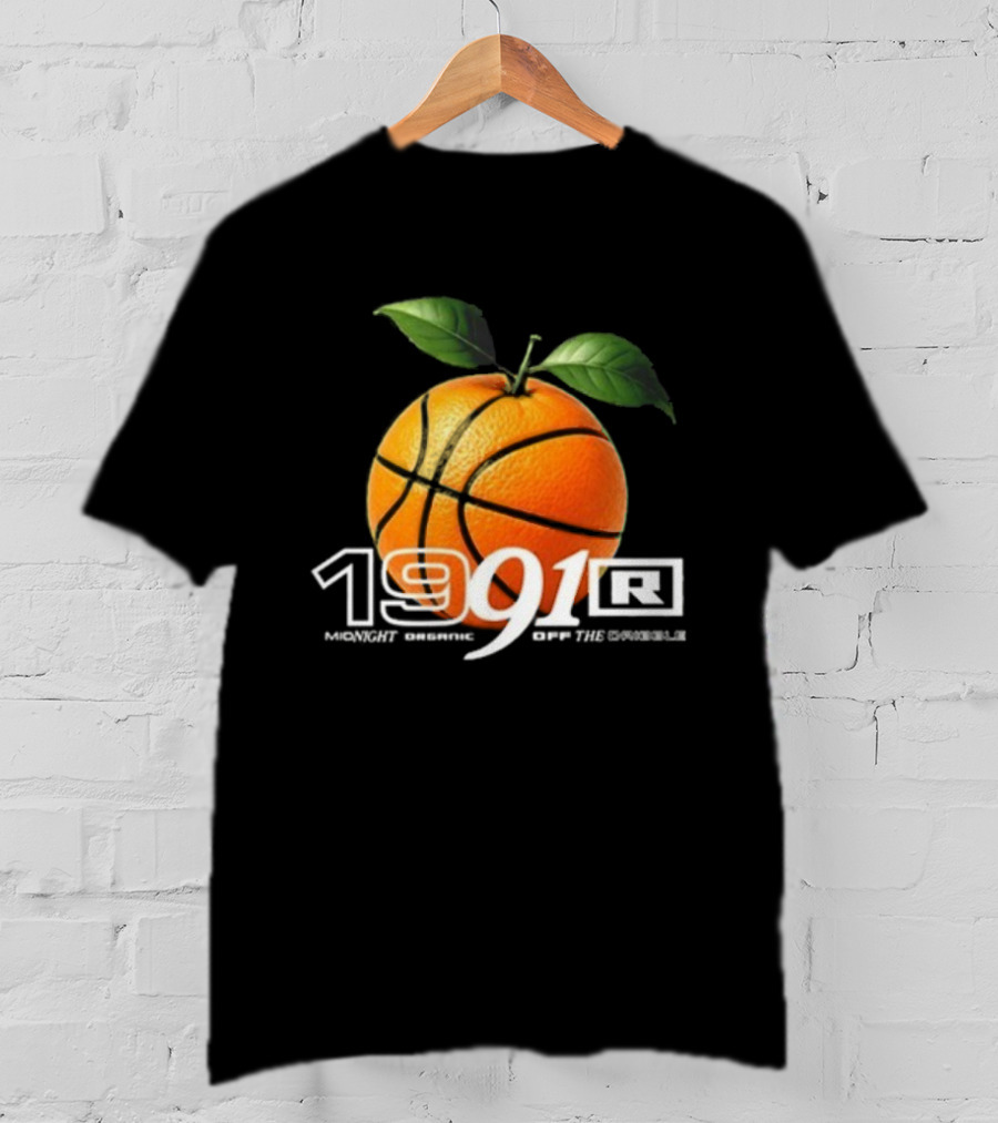 Larry June TFM 1991 Midnight Organic Off The Dribble 2.0 Basketball Orange T-Shirt
