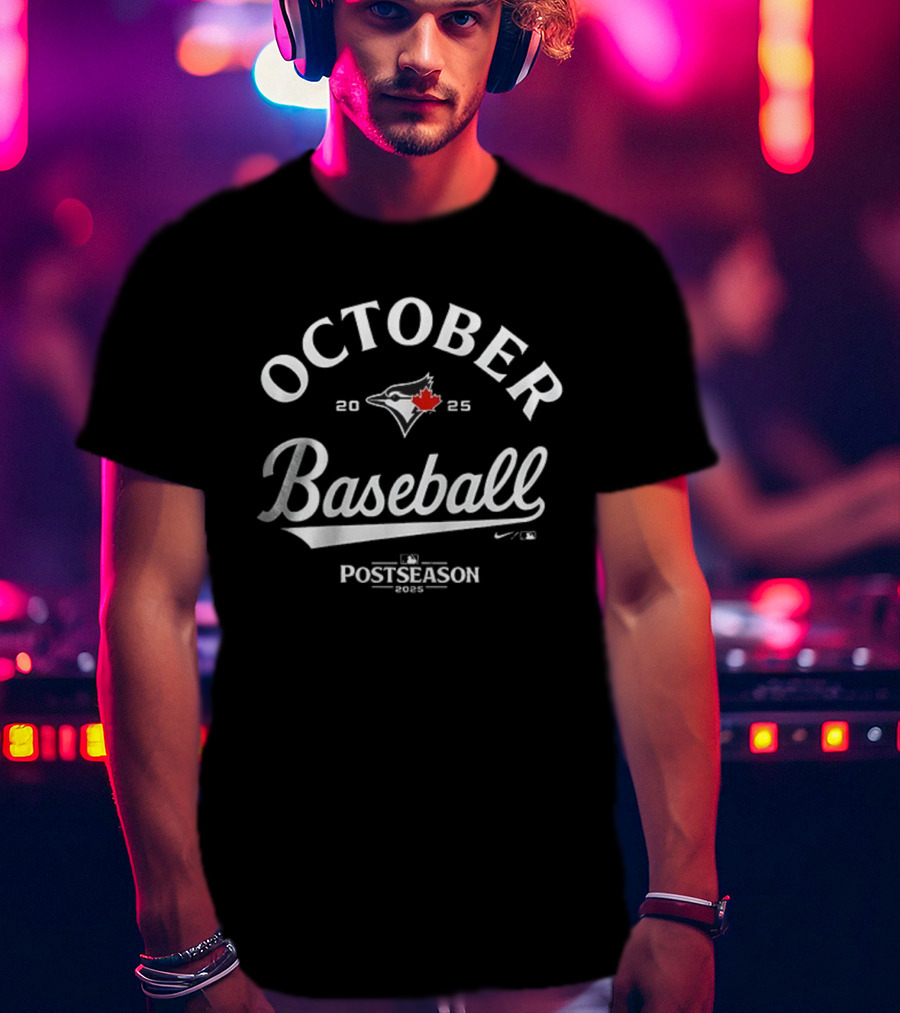 October Baseball Postseason Toronto Blue Jays 2023 Nike T-Shirt