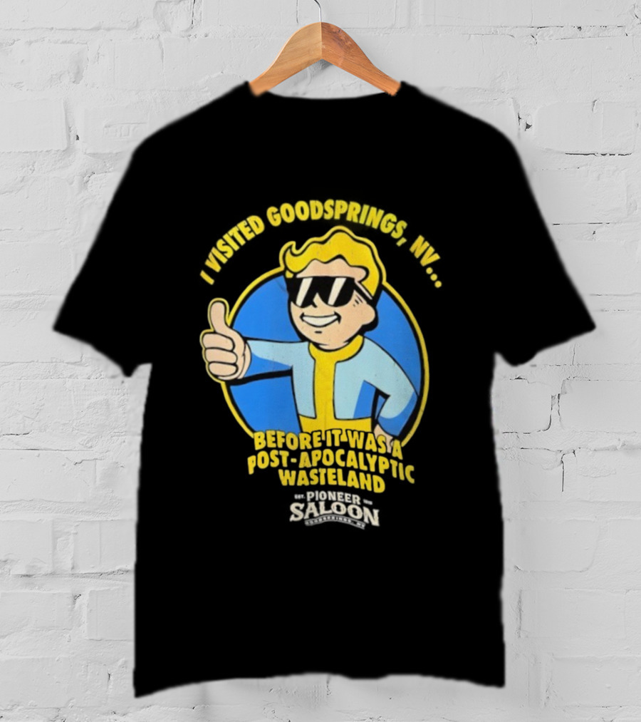 Vault Boy Thumbs Up Goodsprings NV Pre-Apocalypse Wasteland Explorer T-Shirt