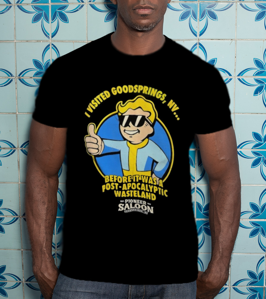 Vault Boy Thumbs Up Goodsprings NV Pre-Apocalypse Wasteland Explorer T-Shirt