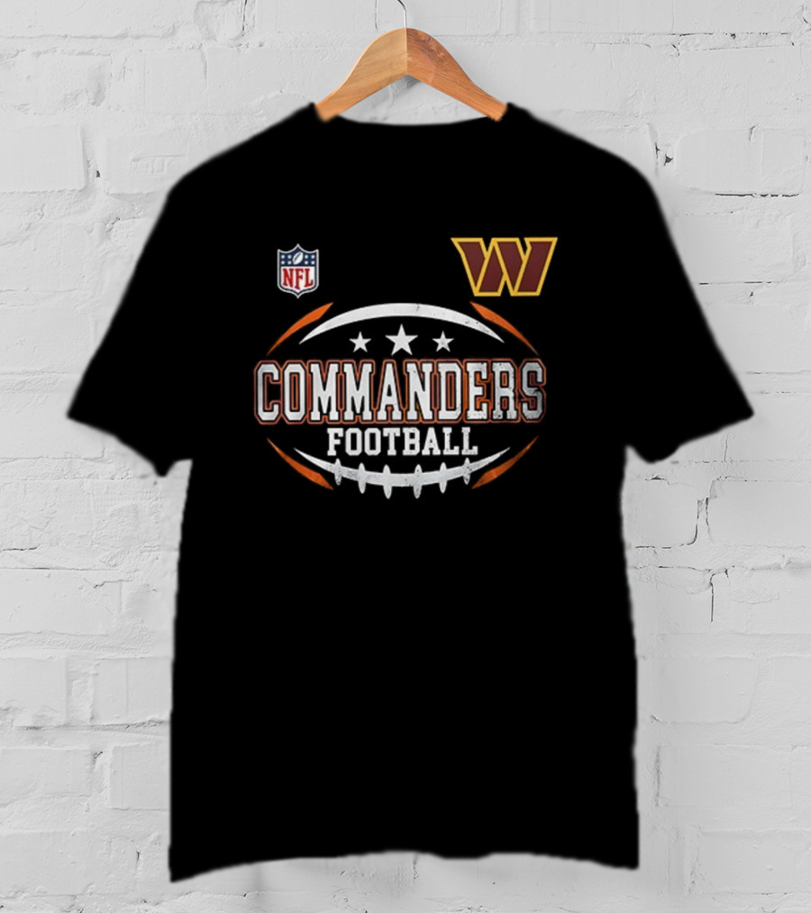 NFL Washington Commanders Football Harley Davidson Motorcycle T-Shirt