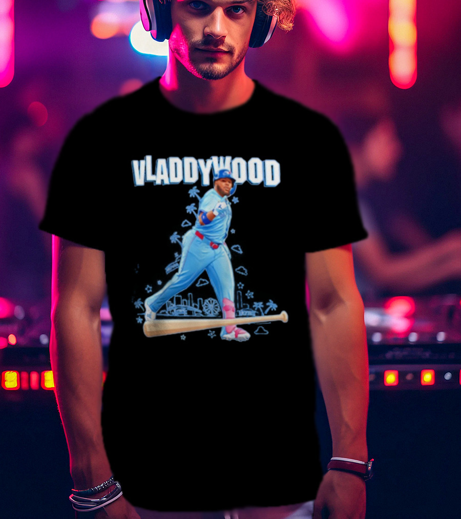 Vladdywood Vladimir Guerrero Jr. Toronto Blue Jays MLB Baseball Player Iconic Style T-Shirt