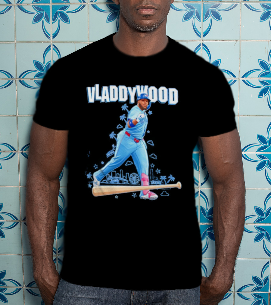 Vladdywood Vladimir Guerrero Jr. Toronto Blue Jays MLB Baseball Player Iconic Style T-Shirt